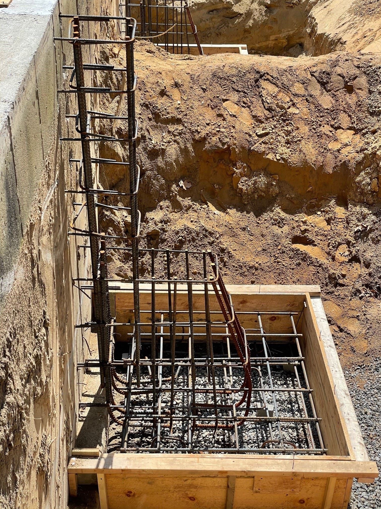 Formed Pilaster Footing